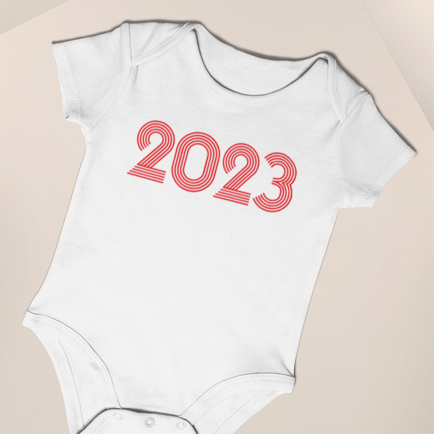 2023 Retro Red BABY Bodysuit - TalkPeng