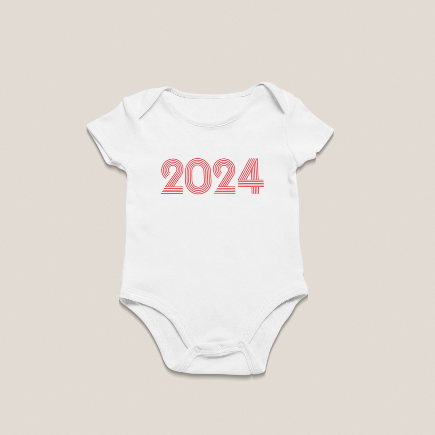2024 Retro Red BABY Bodysuit - TalkPeng