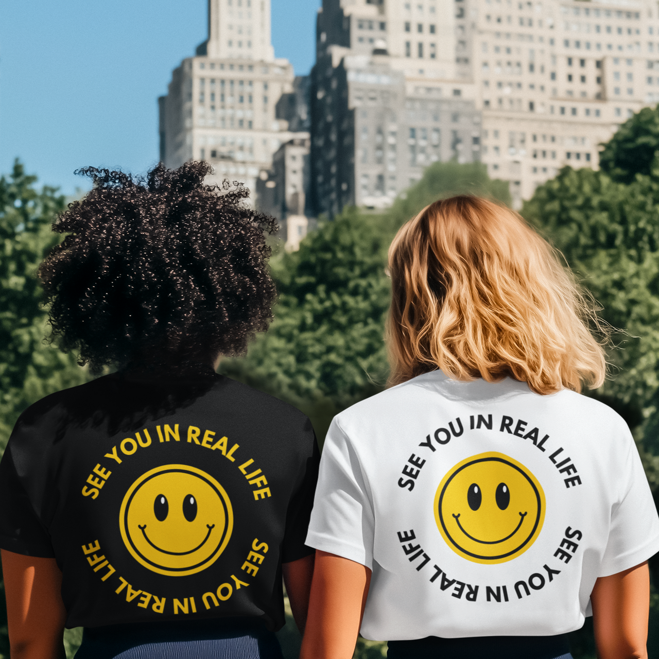 See you in real life! Oversized Tee