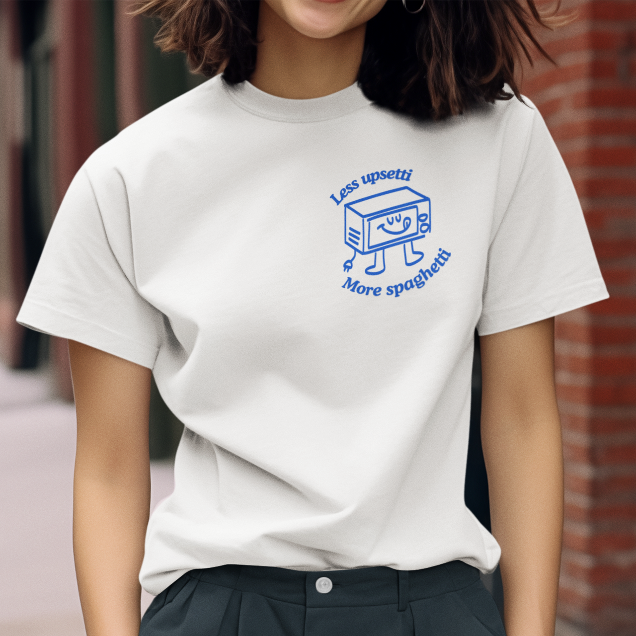 Less Upsetti home body tee (Oversized Boxy Cut)
