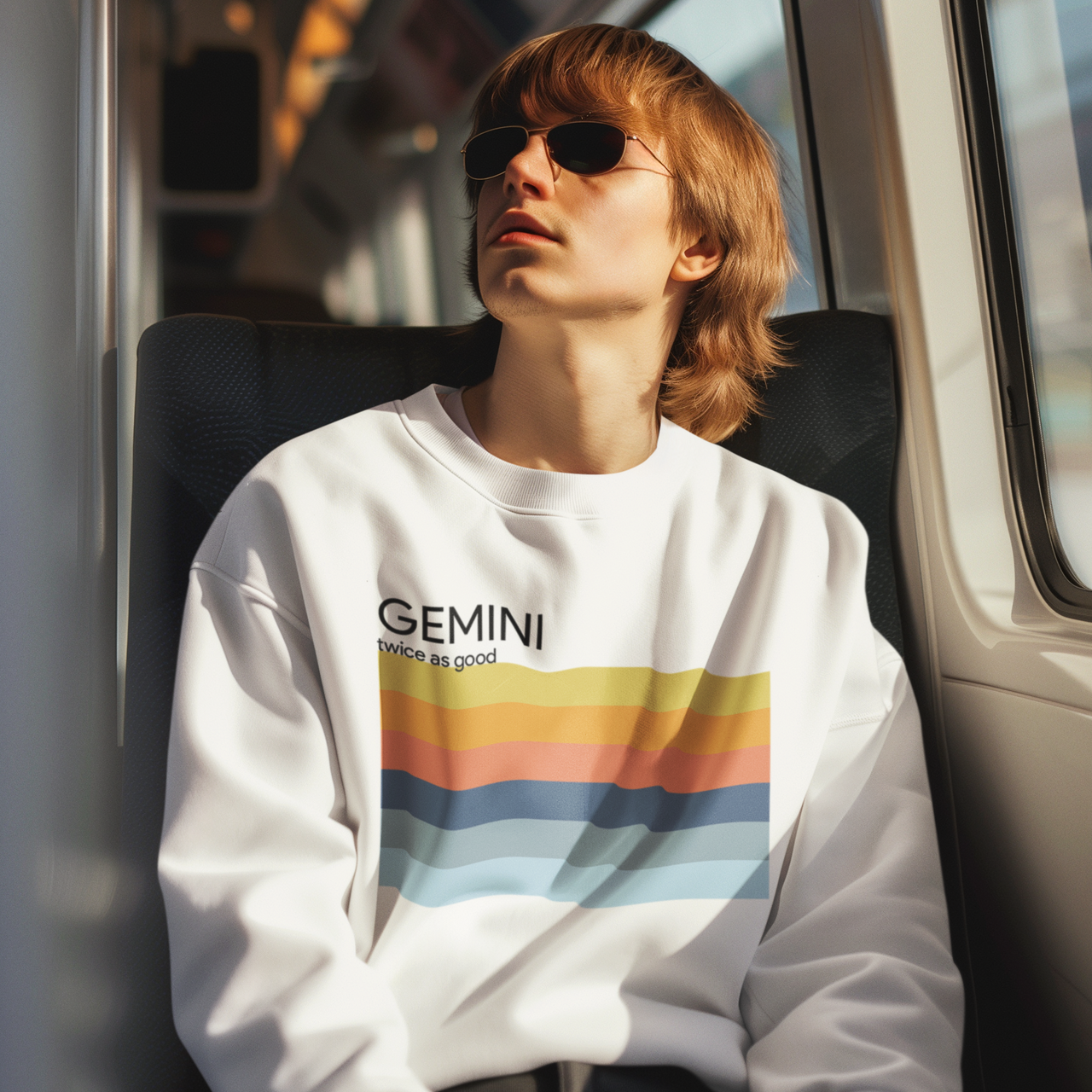 Gemini Vibes Sweatshirt - TalkPeng
