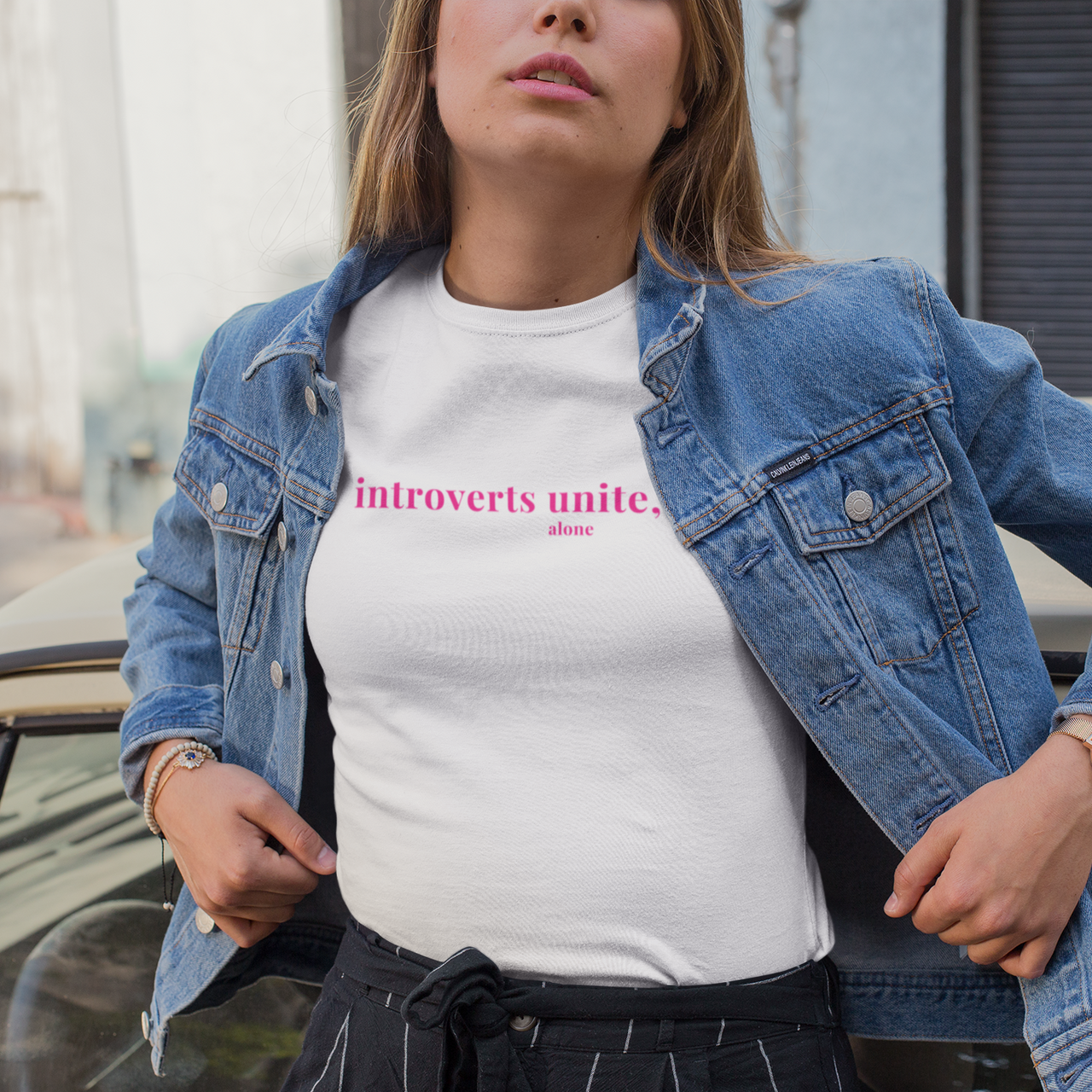 Introverts Unite Softstyle Tee