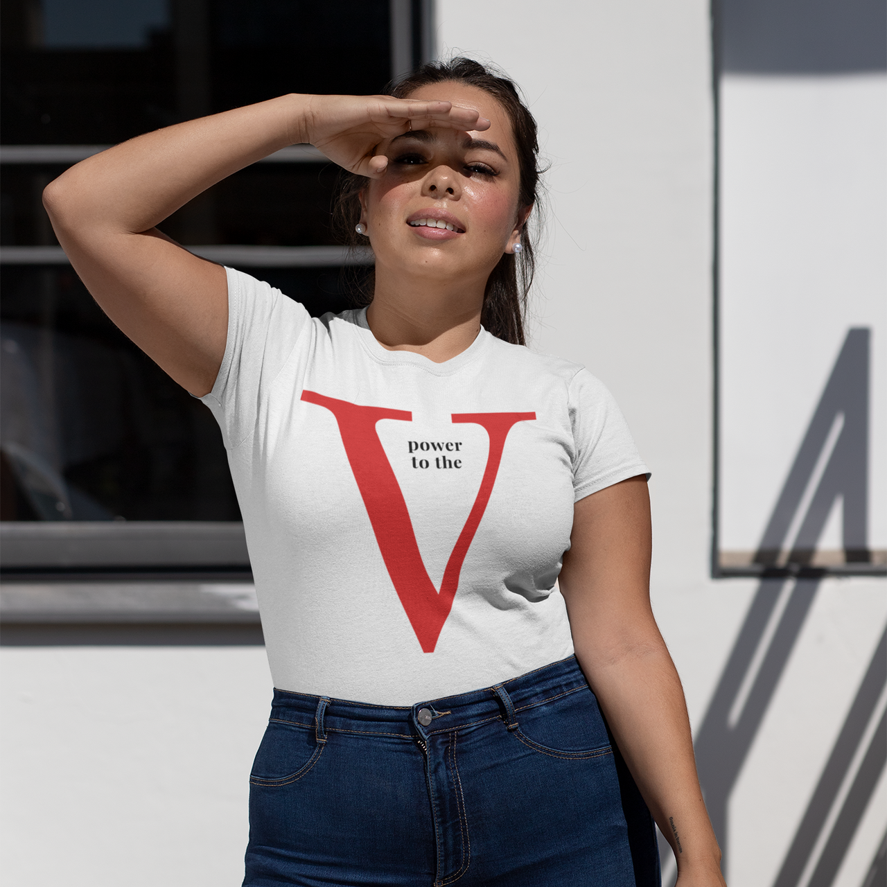 Power to the V Softstyle Tee