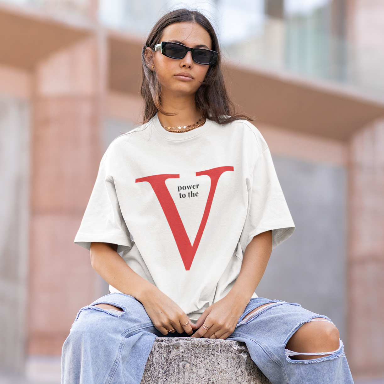 Power to the V Softstyle Tee