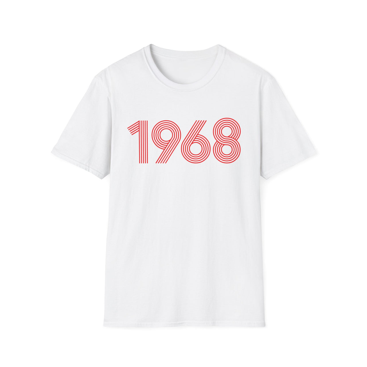 1968 Retro Red Unisex Tee - TalkPeng