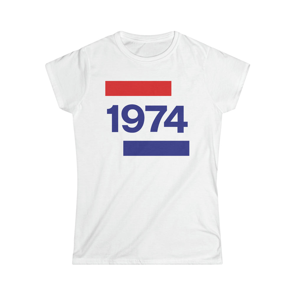 1974 Going Dutch Women's Softstyle Tee - TalkPeng