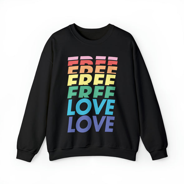 Free Love UNISEX Sweater - TalkPeng