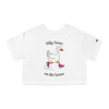 Silly Goose Crop Tee - TalkPeng