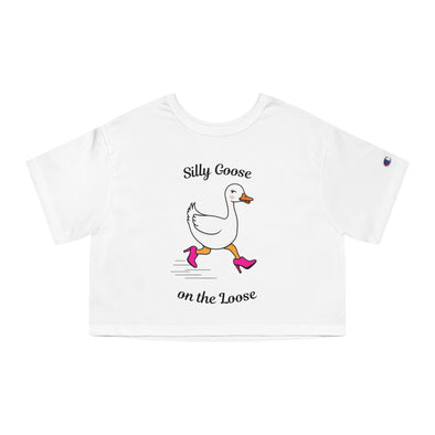Silly Goose Crop Tee - TalkPeng