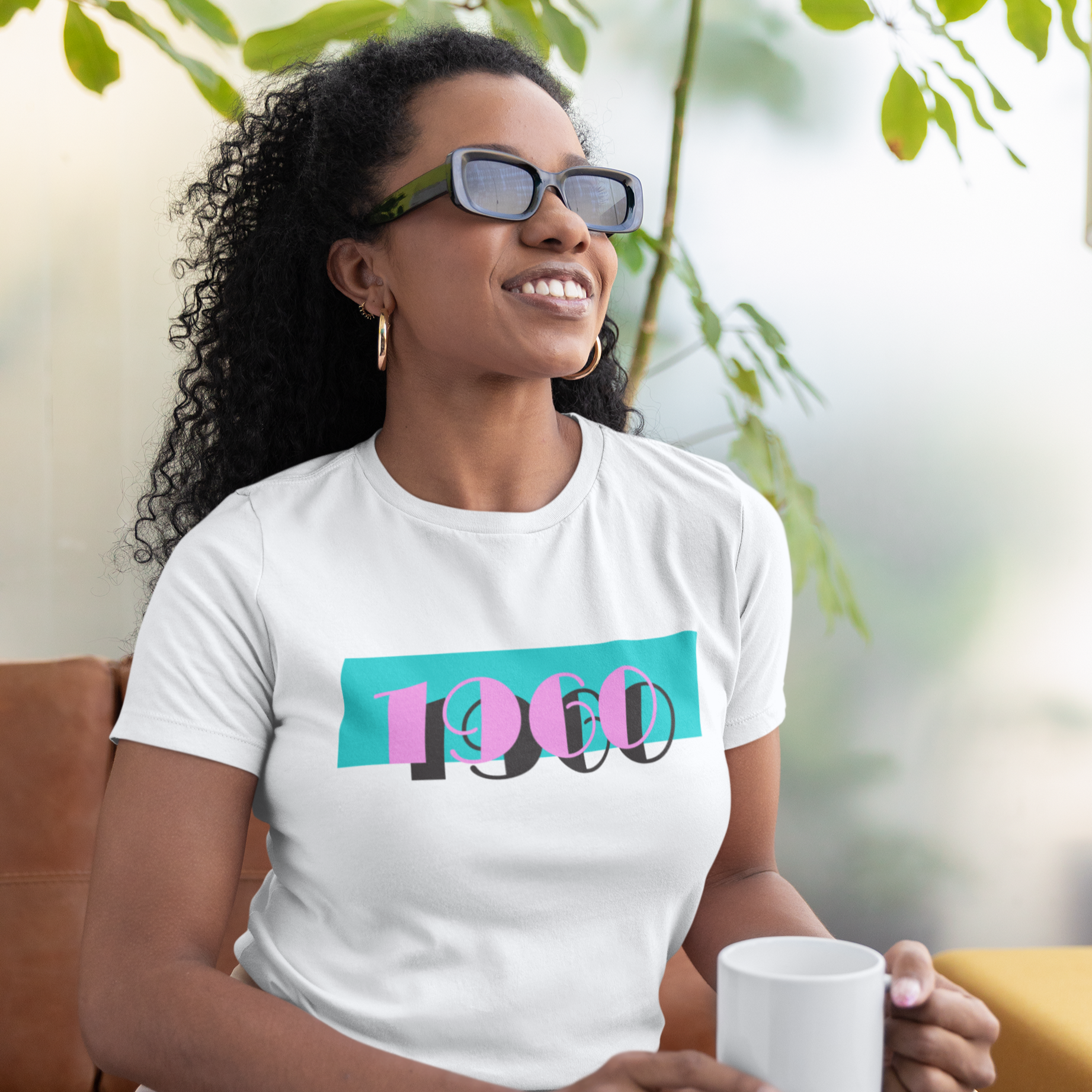 1960 Pink Skies Softstyle Tee - TalkPeng