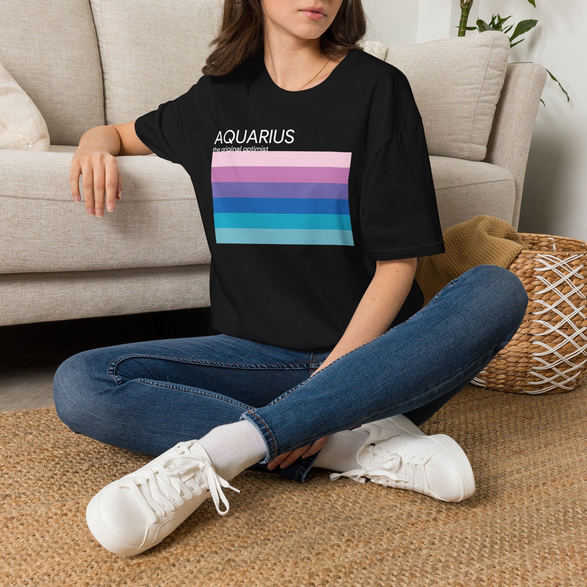 Aquarius Vibes Tee - TalkPeng