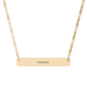 The SIGNATURE Bar - Necklace - TalkPeng