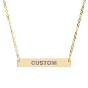 CUSTOM Bar Necklace - TalkPeng