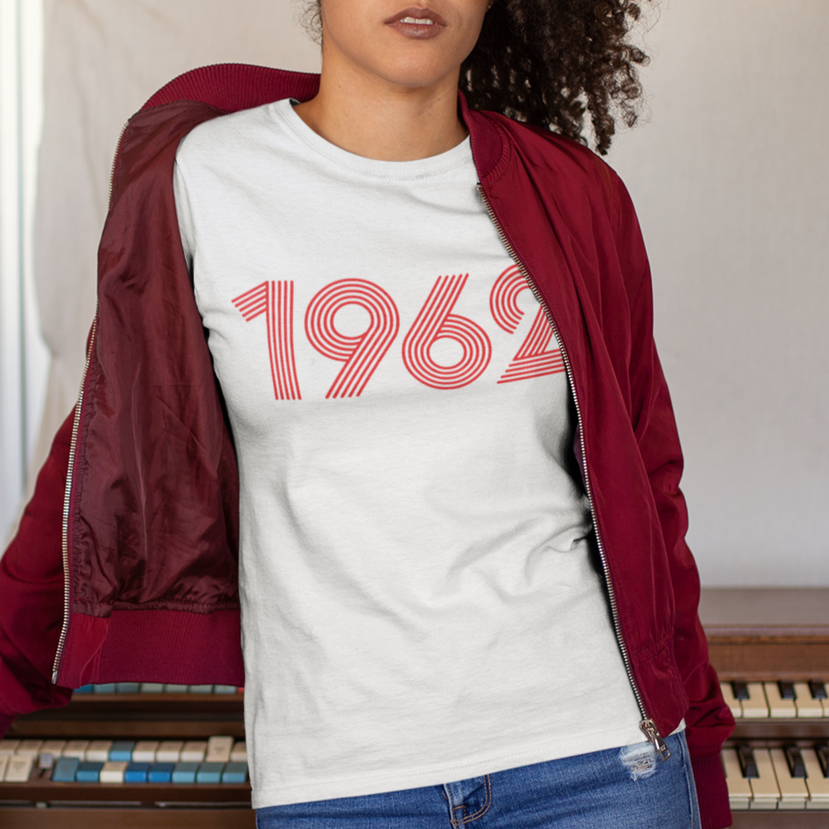1962 Retro Red Unisex Tee - TalkPeng