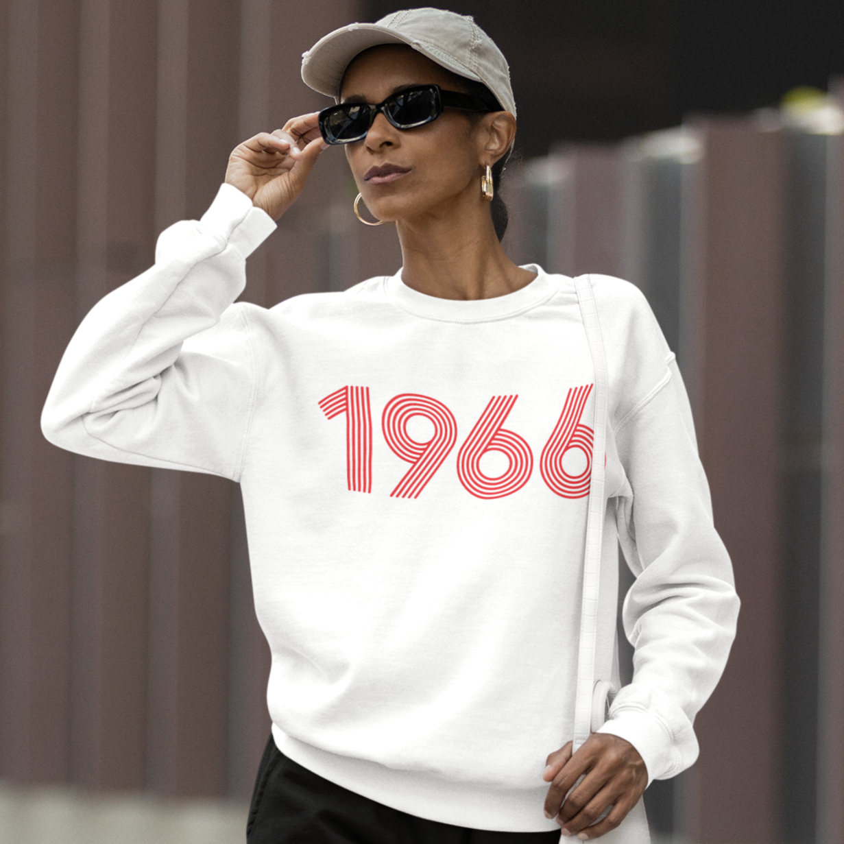 1966 Retro Red Unisex Sweater - TalkPeng