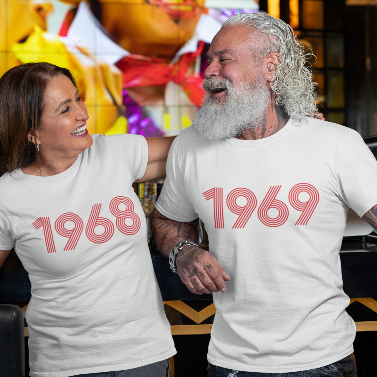 1968 Retro Red Unisex Tee - TalkPeng