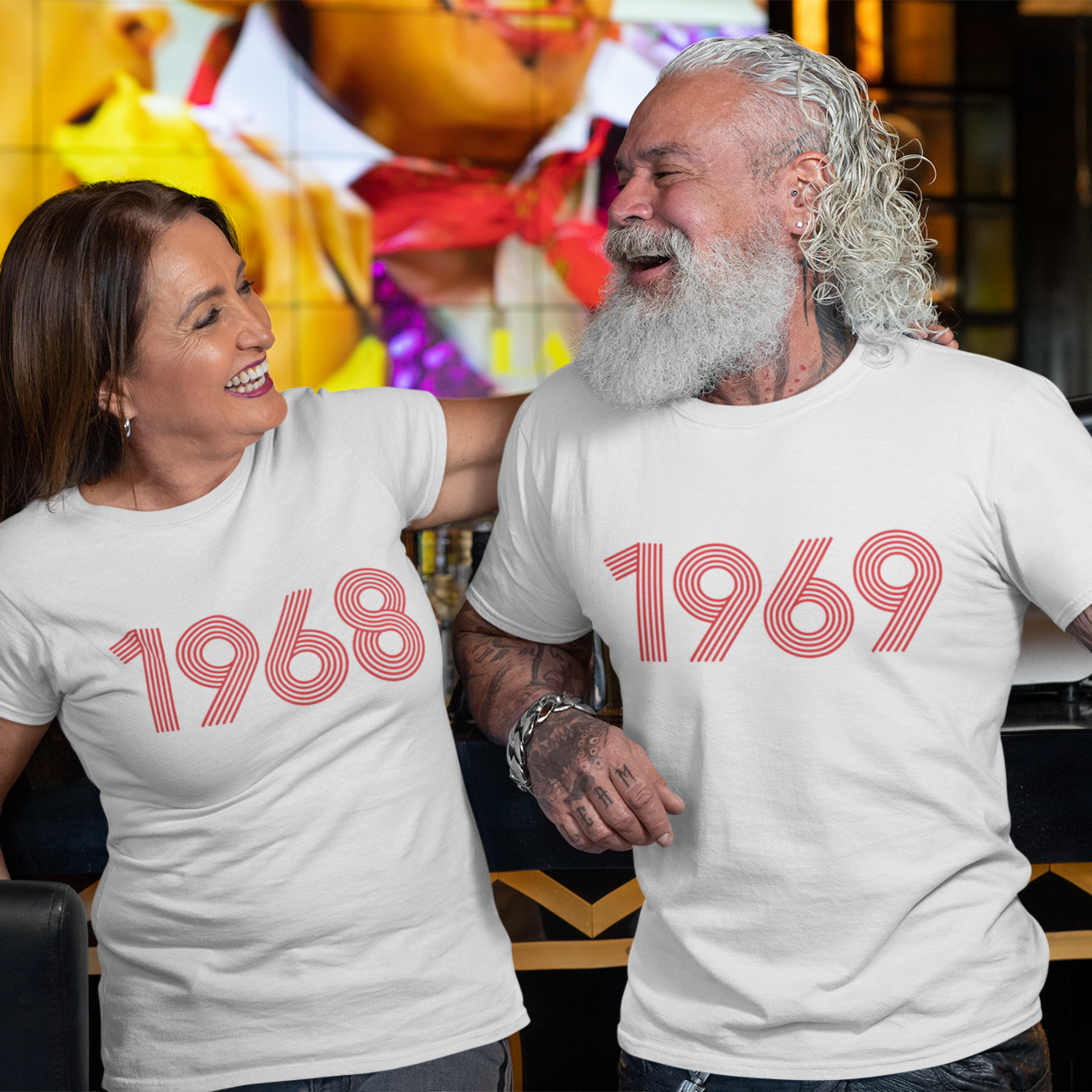 1969 Retro Red Unisex Tee - TalkPeng