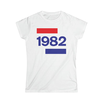 1982 Going Dutch Women's Softstyle Tee - TalkPeng