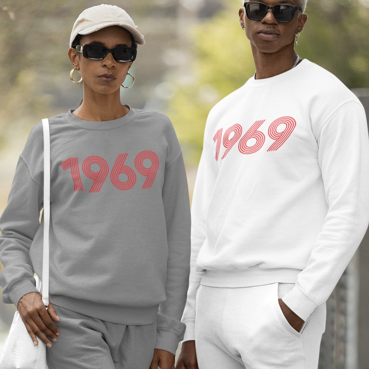 1969 Retro Red Unisex Sweater - TalkPeng