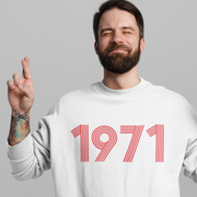 1971 Retro Red Unisex Sweater - TalkPeng