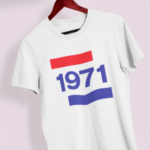 Load image into Gallery viewer, 1971 Going Dutch UNISEX Softstyle Tee - TalkPeng
