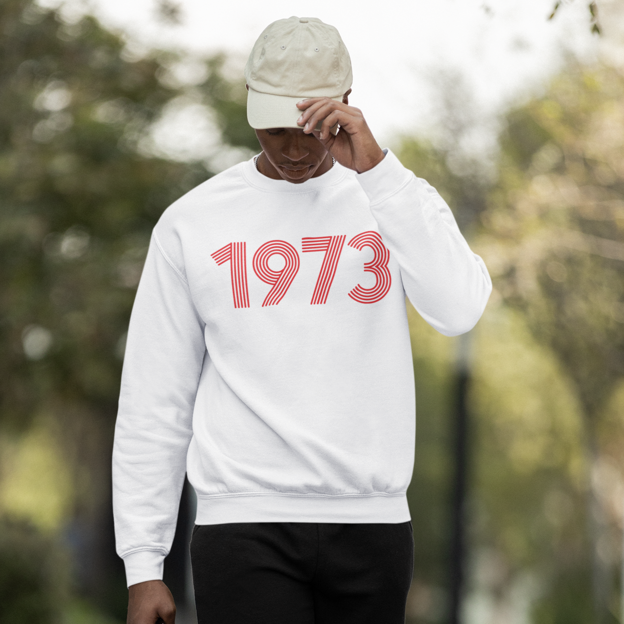 1973 Retro Red Unisex Sweater - TalkPeng