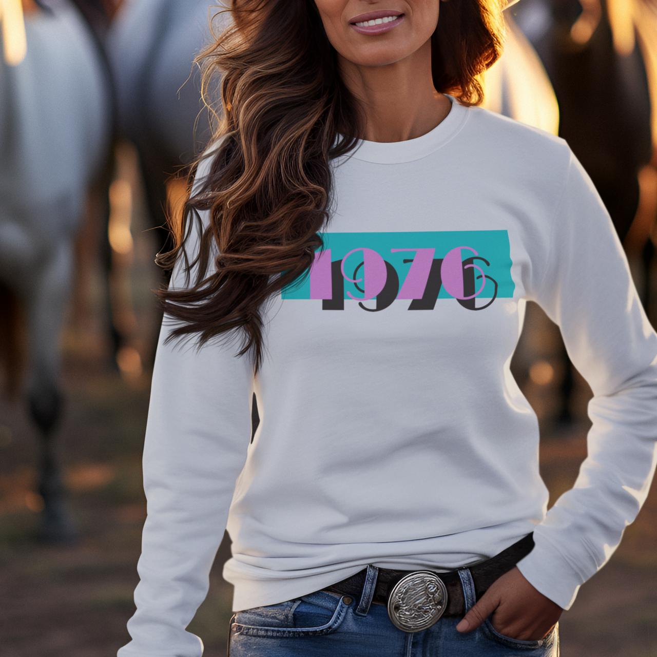 1976 Pink Skies Sweater - TalkPeng