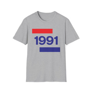 Load image into Gallery viewer, 1991 Going Dutch UNISEX Softstyle Tee - TalkPeng
