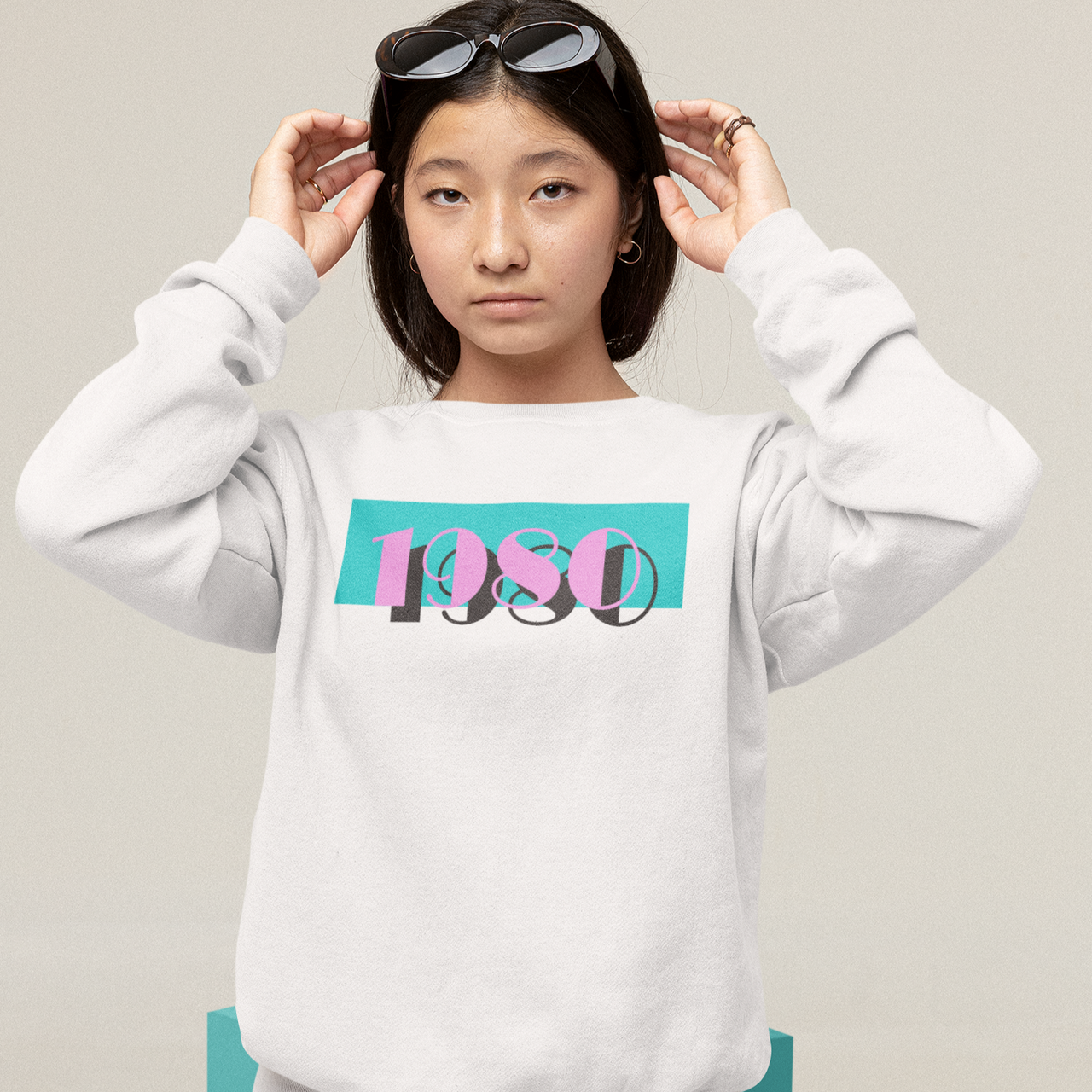 1980 Pink Skies Unisex Sweater - TalkPeng