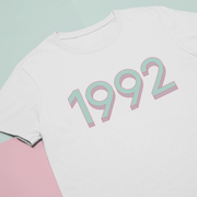 1992 'Mint/Pink' Tee - TalkPeng