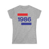 1986 Going Dutch Women's Softstyle Tee - TalkPeng
