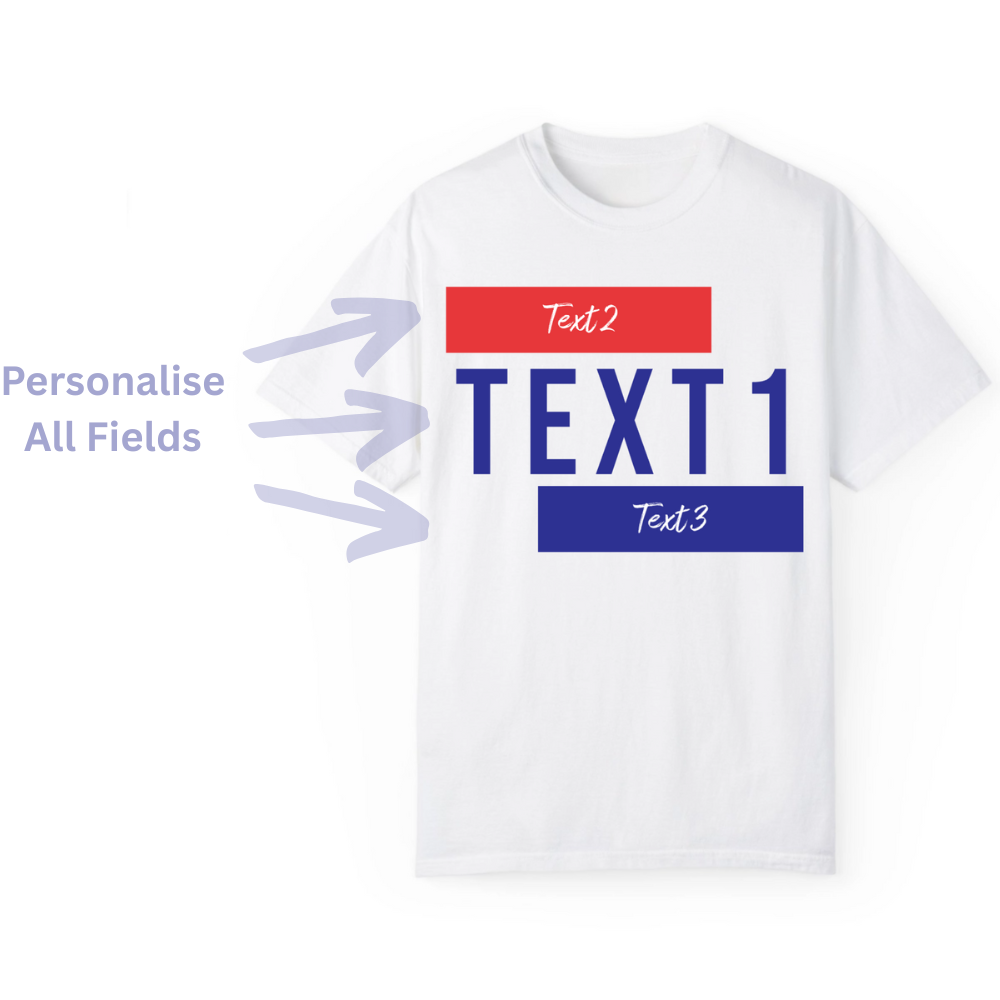 Going Dutch Premium T-Shirt - Customize it with any Number, Name or Text! - TalkPeng