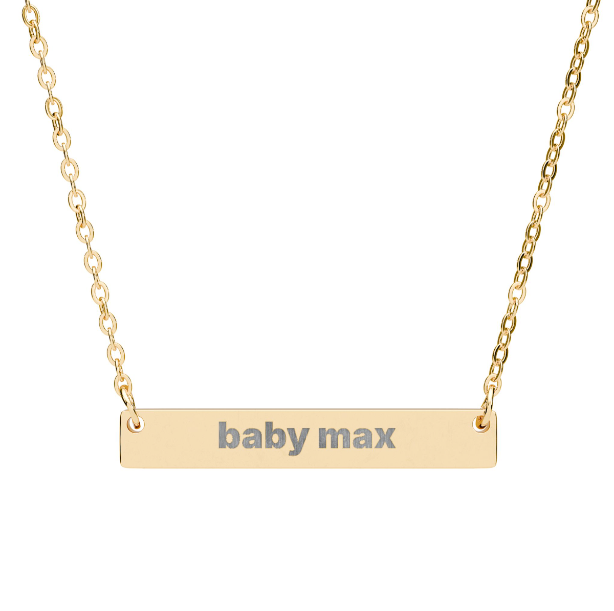 CUSTOM Bar Necklace - TalkPeng