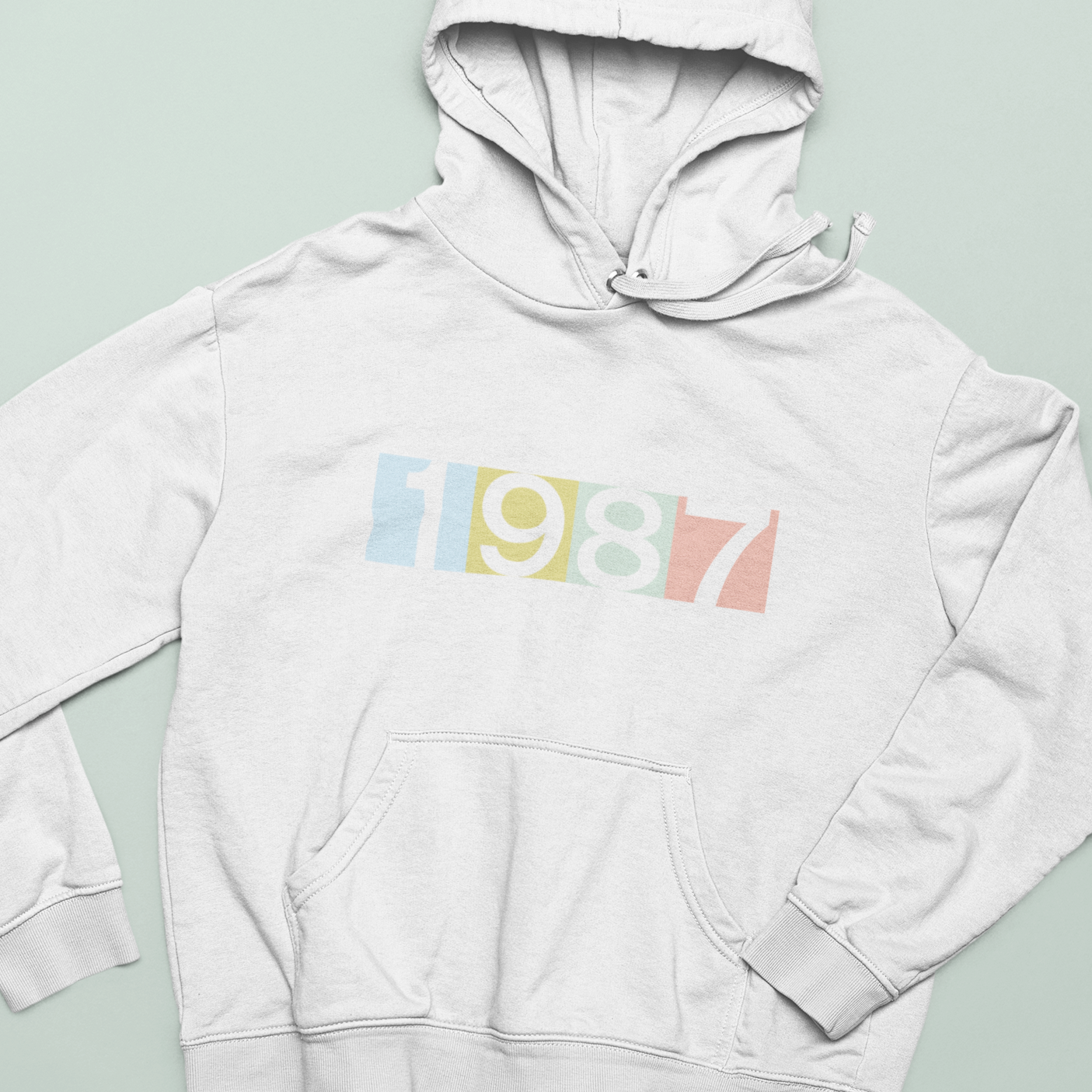 1987 'Technicolor' Hoodie - TalkPeng