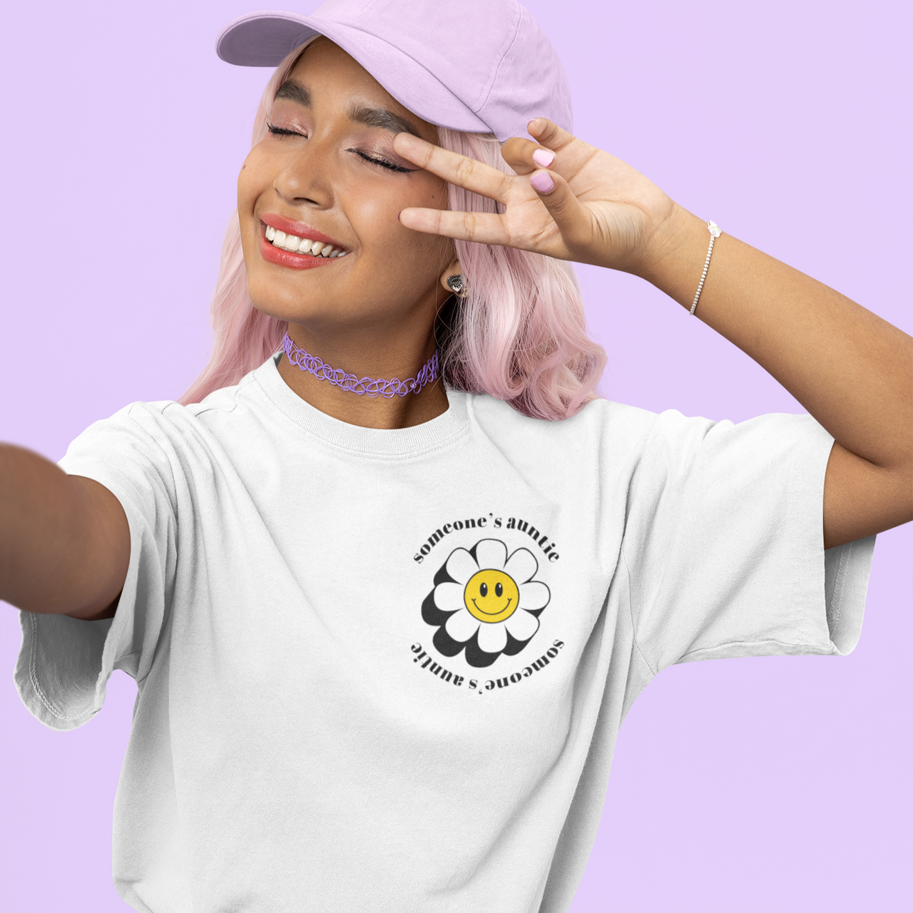 Someone's Auntie Oversized Tee - TalkPeng