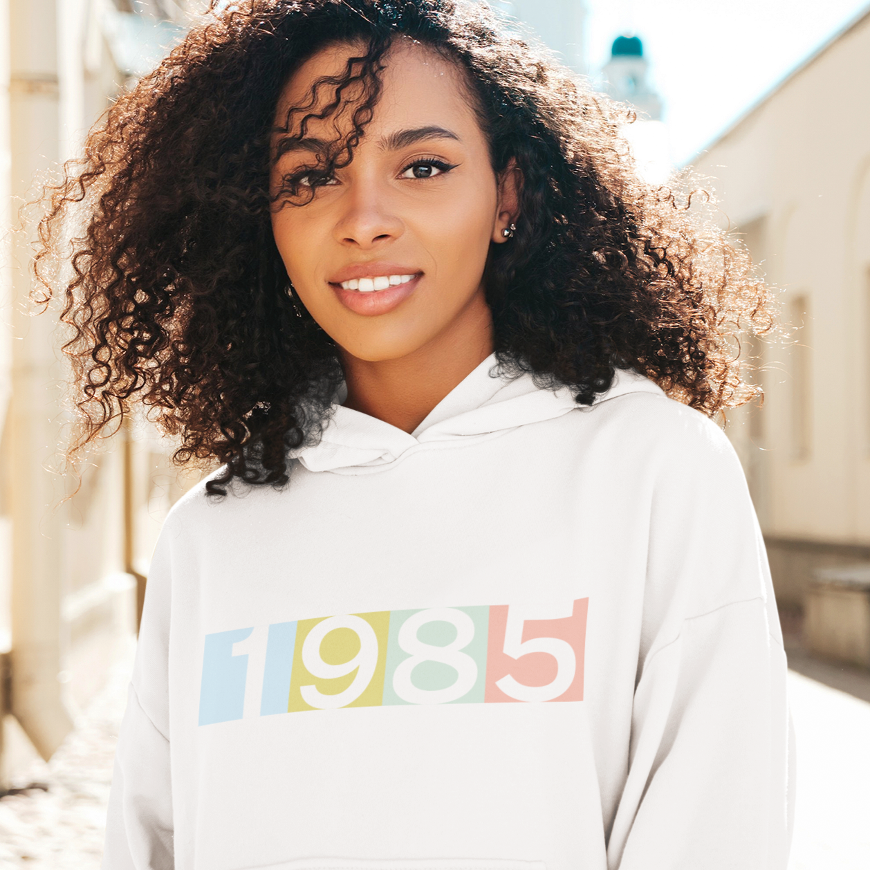 1985 'Technicolor' Hoodie - TalkPeng