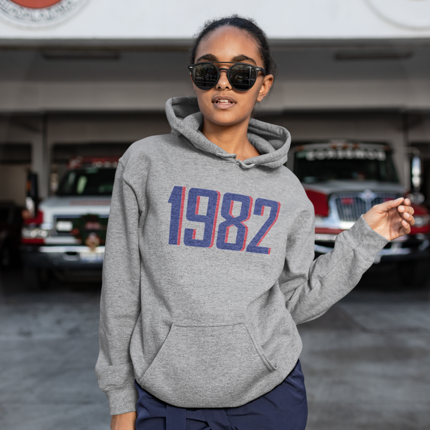 1982 Stars & Stripes Hoodie - TalkPeng