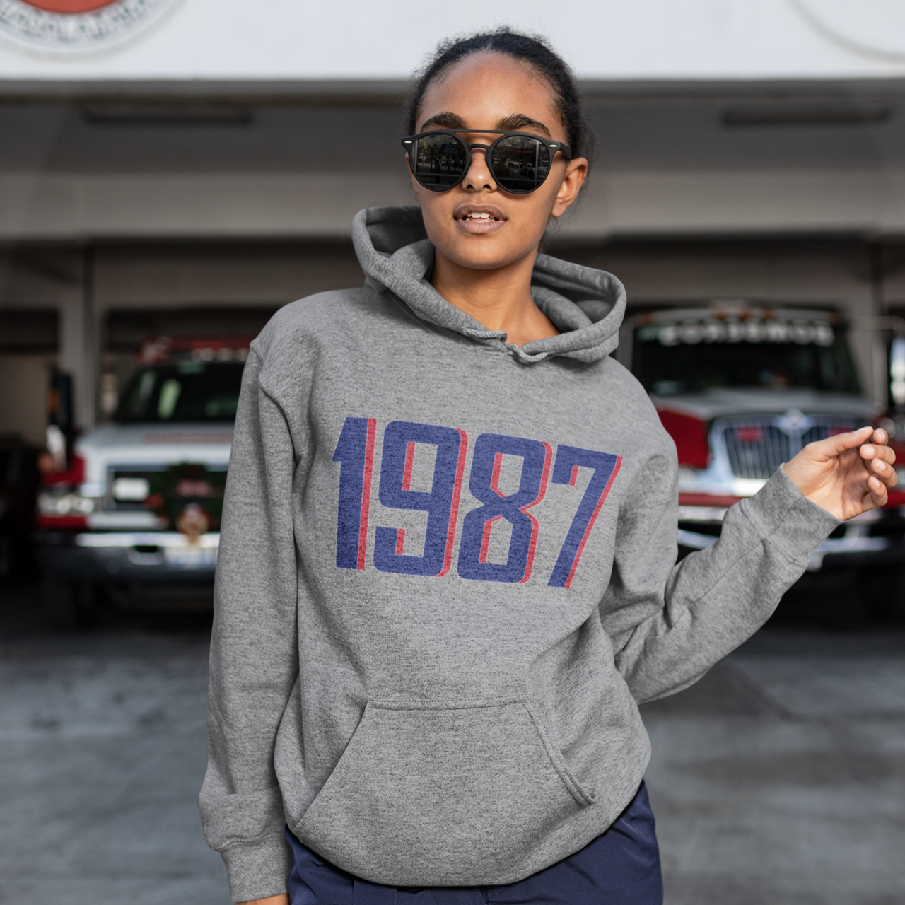 1987 'Stars & Stripes' Hoodie - TalkPeng