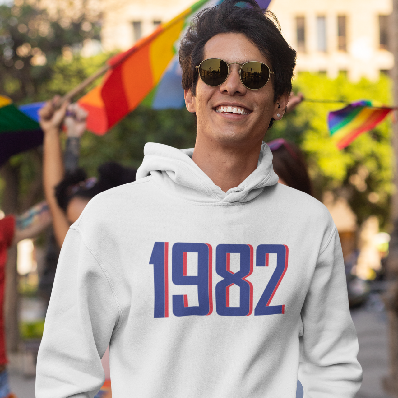 1982 Stars & Stripes Hoodie - TalkPeng