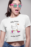 Silly Goose Crop Tee - TalkPeng