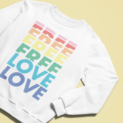 Free Love UNISEX Sweater - TalkPeng