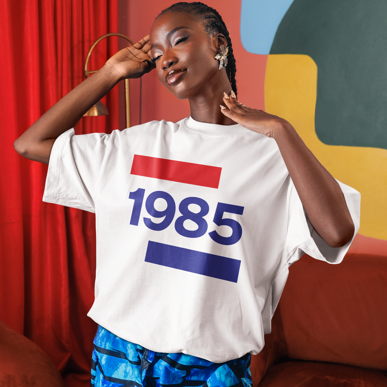 1985 Going Dutch Unisex Oversized Tee - TalkPeng