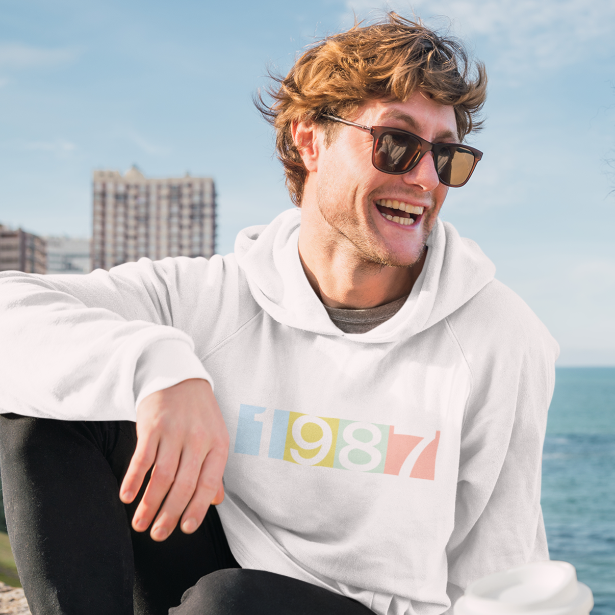 1987 'Technicolor' Hoodie - TalkPeng