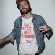 Soft Pretzels, Hard Opinions Unisex Tee - TalkPeng