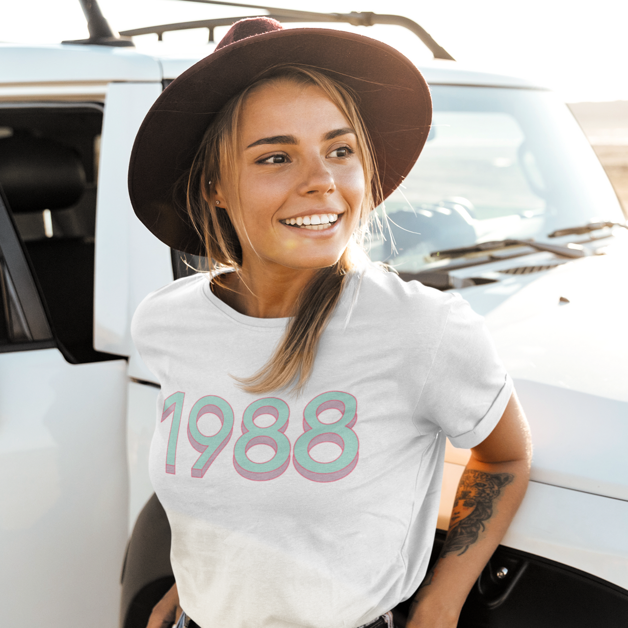 1988 Mint Pink Tee - TalkPeng