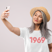 1969 Retro Red Unisex Tee - TalkPeng