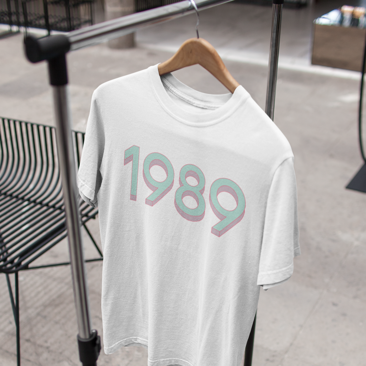 1989 'Mint/Pink' Tee - TalkPeng