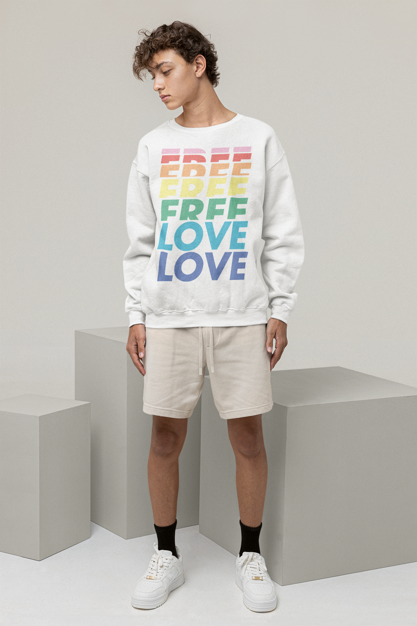 Free Love UNISEX Sweater - TalkPeng
