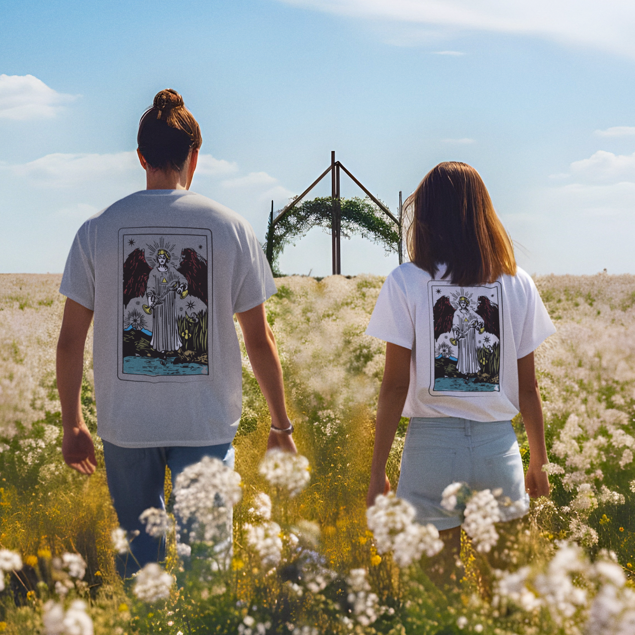SAGITTARIUS CARD Tee - TalkPeng