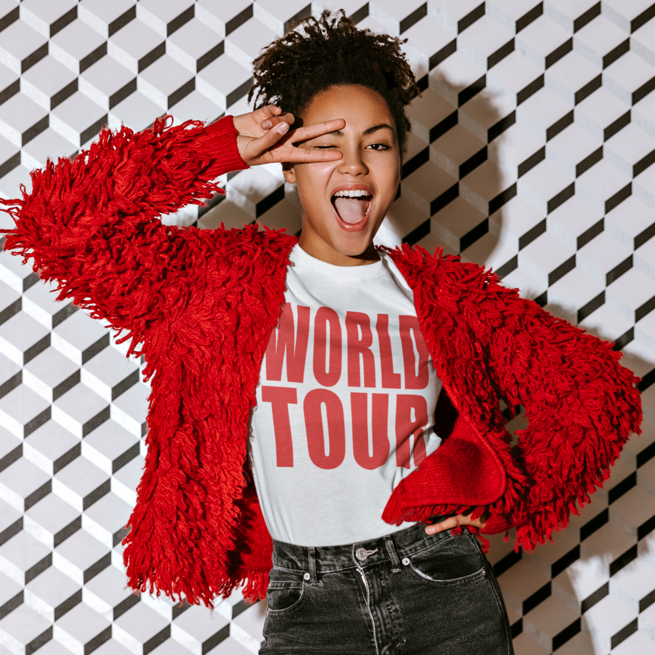World Tour Softstyle Tee - TalkPeng
